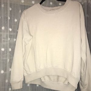 H&M Cream Crewneck Pullover